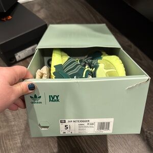 Adidas x Ivy Park Kids Nite Jogger - Green